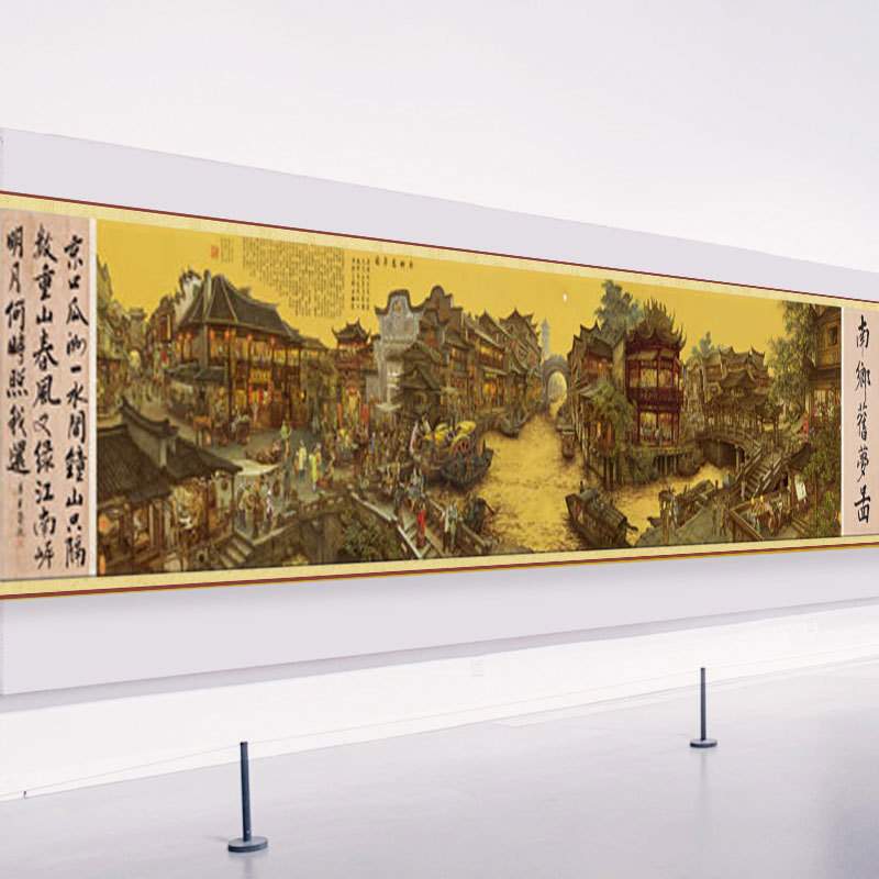 十字绣南乡旧梦图2023新款线绣客厅现代大幅简单刺绣 手工非成品