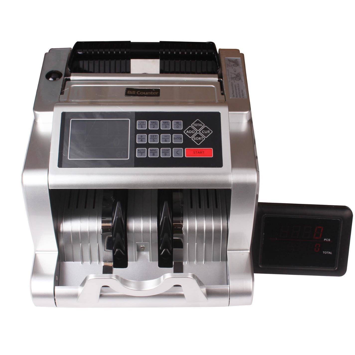 欧元合计金额点钞机点钞准确面额区分款式美观多重防伪功能验钞机