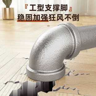 直销钢管晾衣架挂衣架阳台落地立式 新款 单杆不锈家用卧室阳台晒被