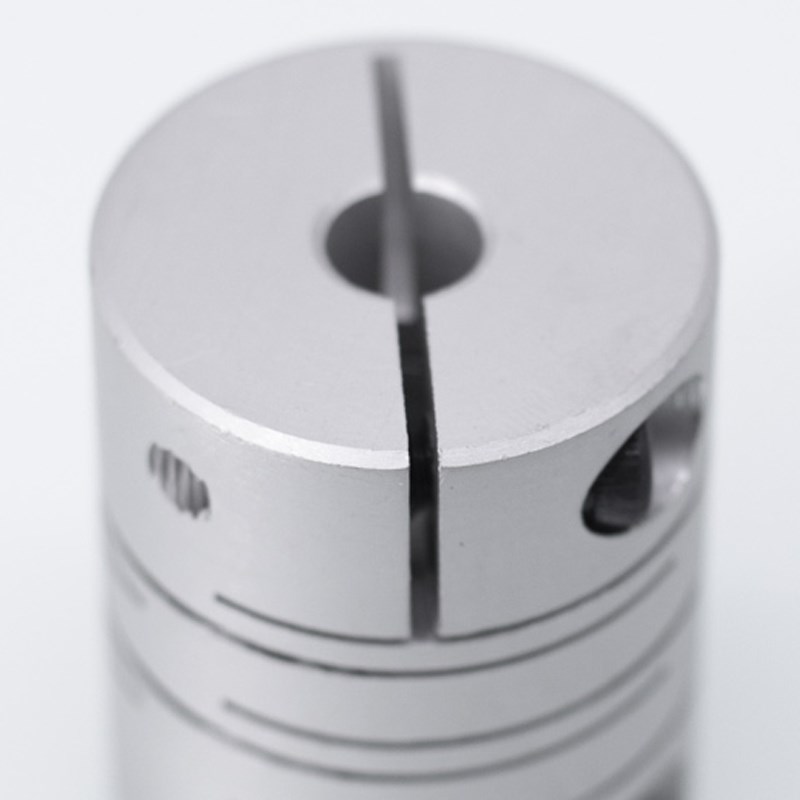 铝合金平行线夹紧式变径连轴器柔性电机微型编码器弹性偏心联轴器