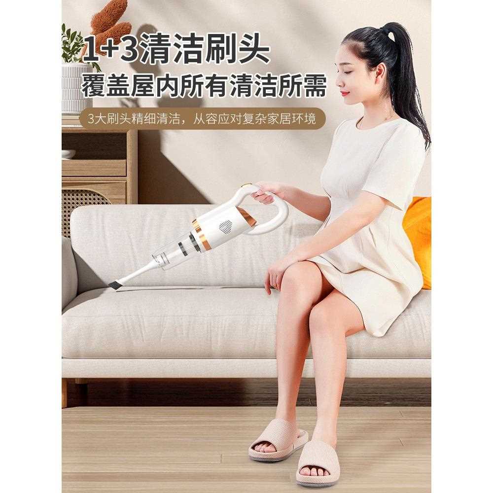 新款直销家用无线充电吸尘器便捷小型手持式吸尘机大吸力车载大功