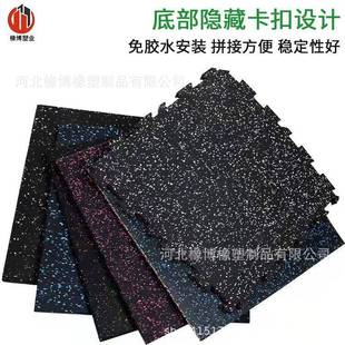橡胶垫哑铃功能性垫子减震垫子力量区隔音地板健身房橡胶地垫