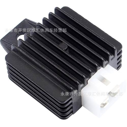 越野摩托车ATV沙滩车配件 4针12V 70-125CC全波整流器充电调压器