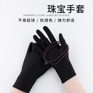 黑色手套文玩盘串礼仪摄影婚庆