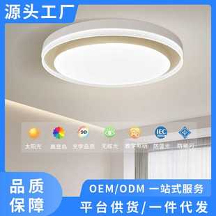 现代简约led吸顶灯护眼卧室灯高级感家用温馨浪漫房间灯中山灯具