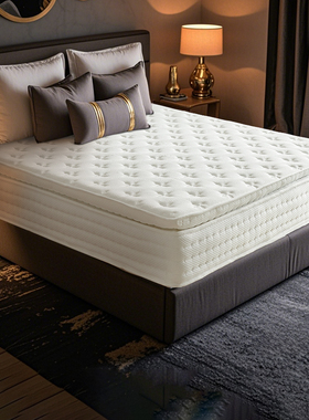 岶兰海马席梦思乳胶弹簧压缩床垫家庭用卧室软垫30cm厚护腰1米5