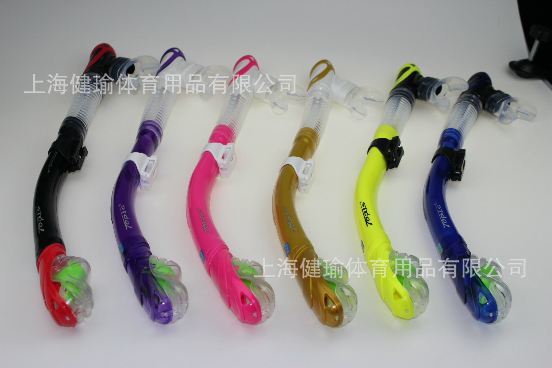 topis 全干式呼吸管S268 浮潜三宝 潜水装备