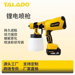 带BIS/UL电池锂电喷枪高压电动喷漆枪乳胶漆喷涂工具油漆充电喷枪