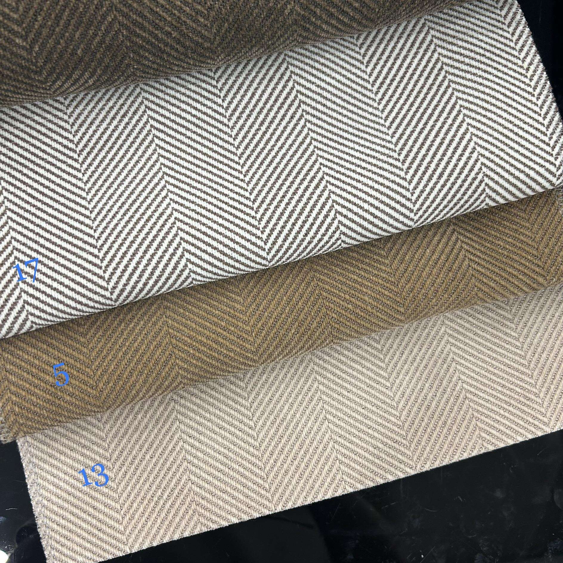 门幅280cm人字纹宽幅雪尼尔大人字纹窗帘布沙发布软装面料