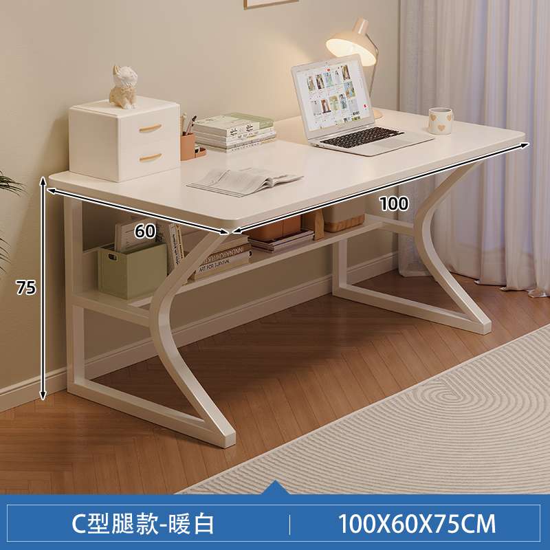 电脑桌台式家用简易书桌学生出租屋学习桌写字桌卧室小户型办公桌