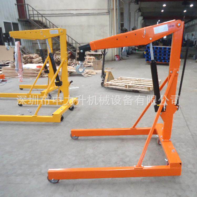 手动欧式单臂吊液压吊机LH-D05移动吊升降搬运车
