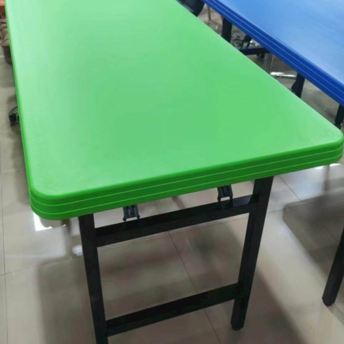 户外便携折叠桌子摆摊夜市排档家用长方形餐桌培训桌长条桌烧烤J^