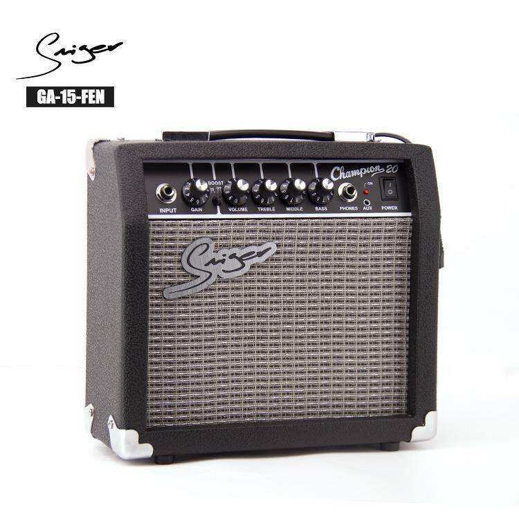 迷你乐器音箱15W电吉他音响便携guitaramplifier
