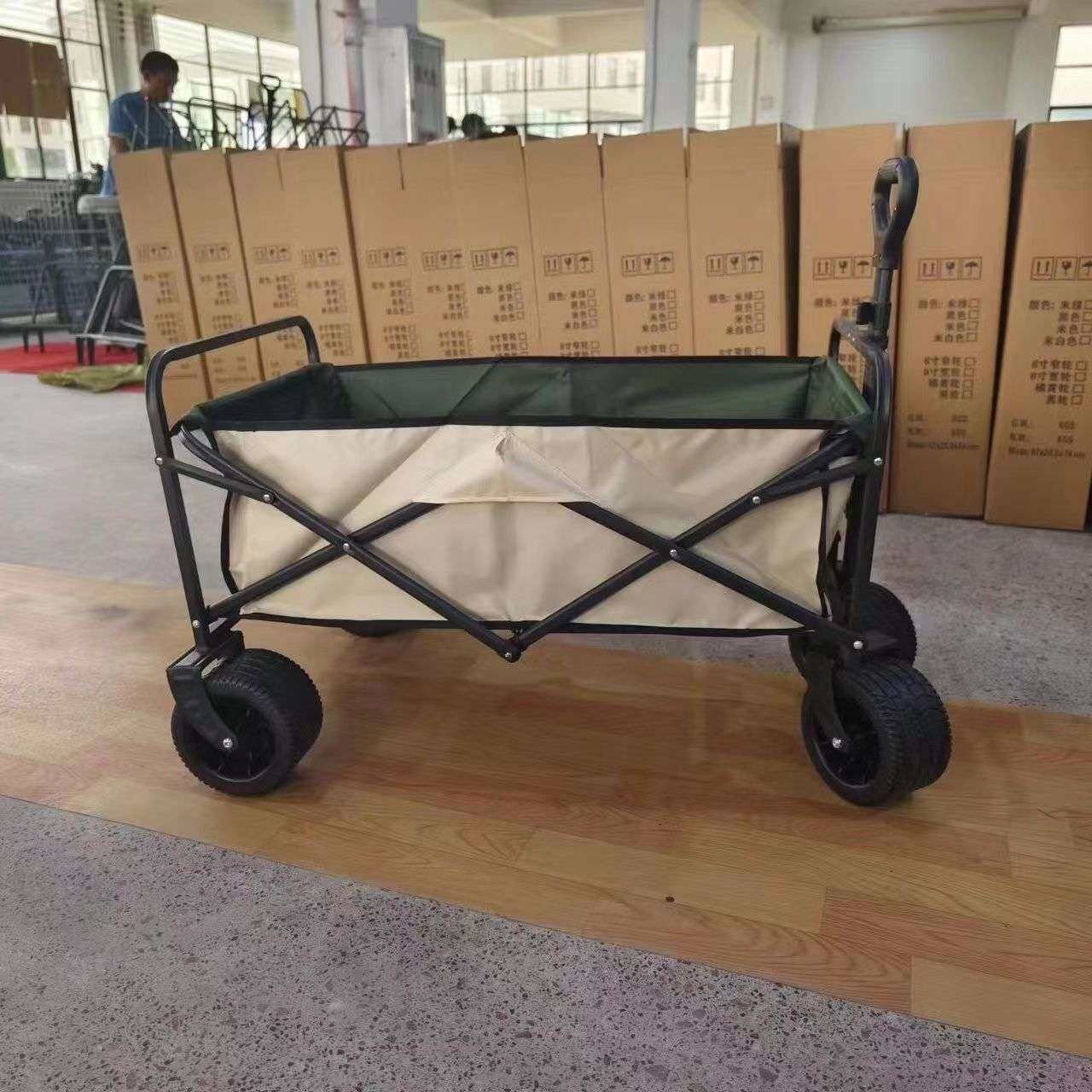 折叠款手推车营地户外野餐车拉货专用取快递露营车摆摊地摊小推车