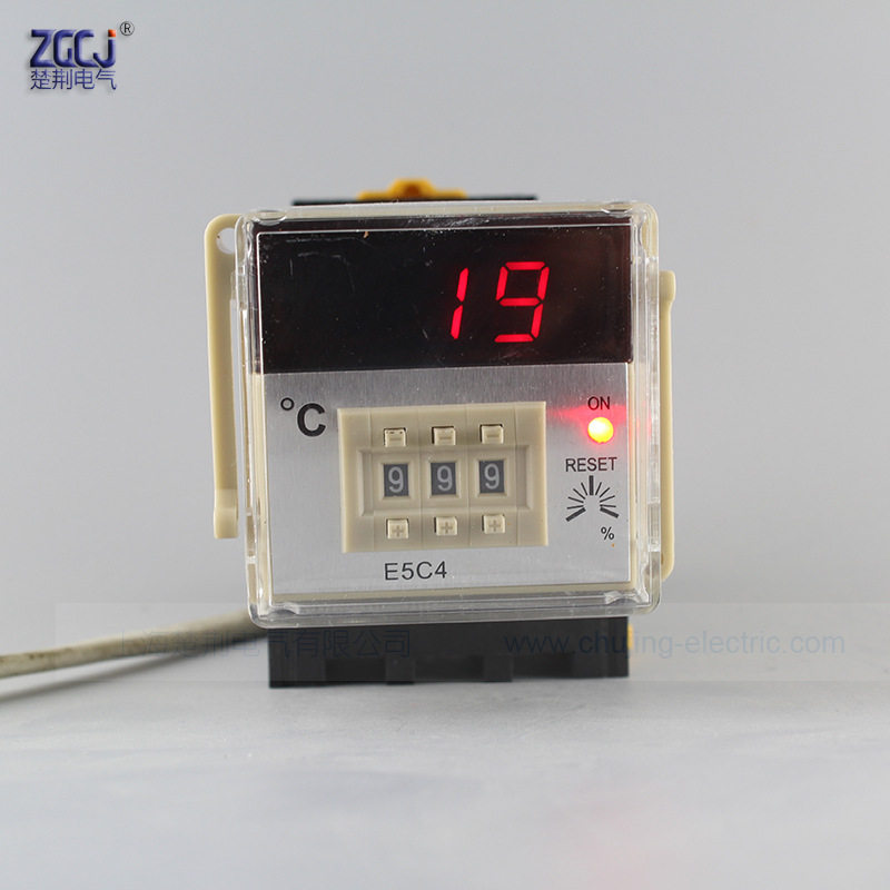 ZGCJ-导轨温控仪CJ-E5C4温度控制器 K型