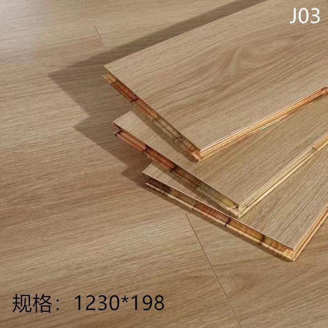 新三层实木复合多层地板15mm家用儿童地暖E0供应链厂图片
