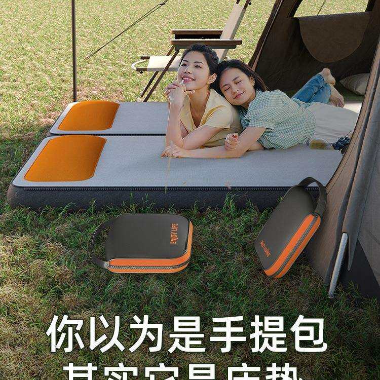充气床垫加厚加高加大户外露营单人打地铺折叠床双人便携式气垫床