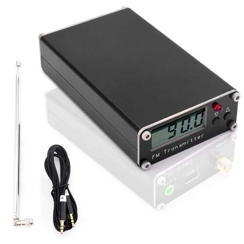 2千米FM发射机数字显示0.5W500mW立体声76-108M英语听力FM-D5W2