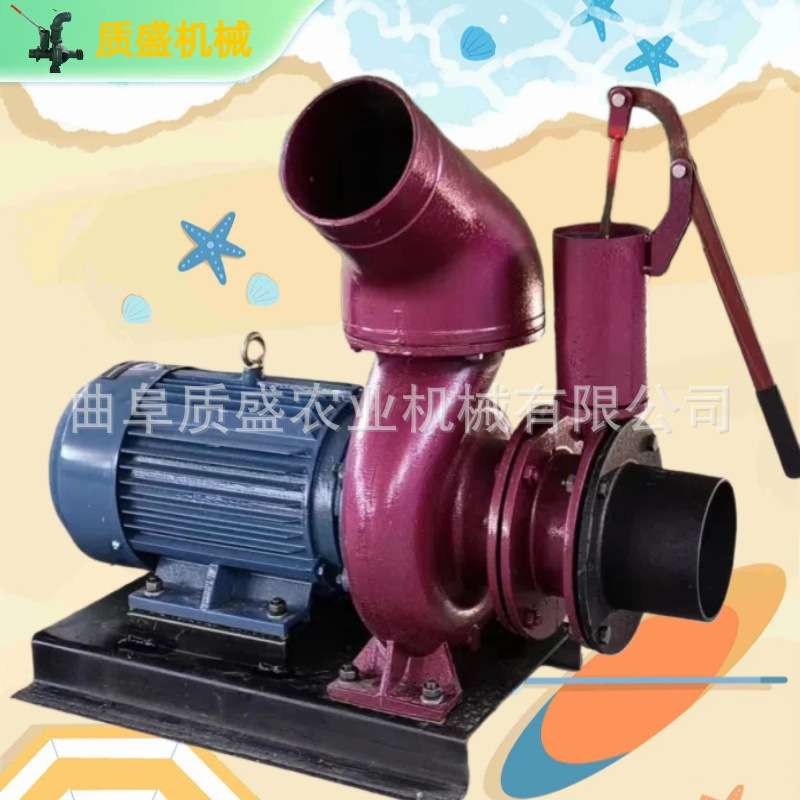 混流泵 大型排涝泵6寸蜗壳水泵农用灌溉离心泵380V工业抽水机