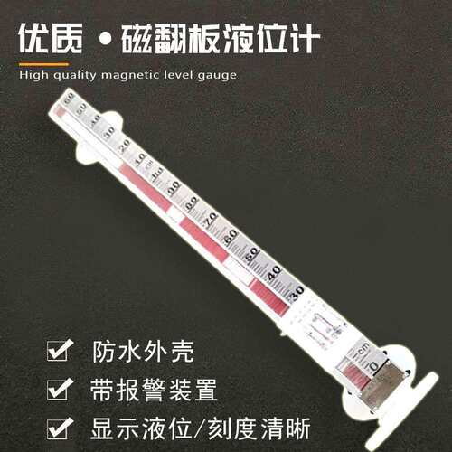 耐温250℃ DN25活动法兰侧装型磁性液位计 不锈钢304磁翻板液位计