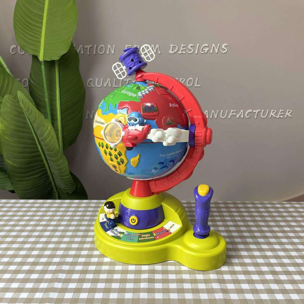 儿童地理教具宝宝看世界声光智能故事机亲子互动益智早教玩具