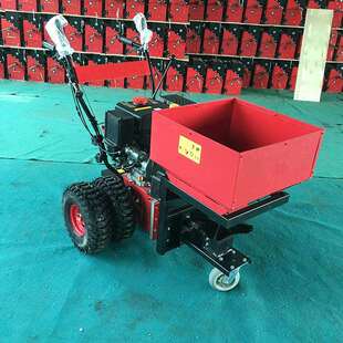 卡博恩融雪剂撒布机小型手推撒布机撒布车汽油手推撒盐机