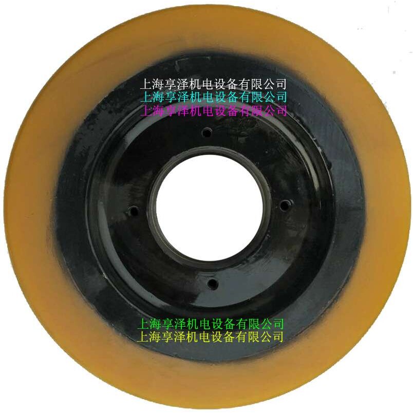 杭州新登电动堆高车前轮承重轮子254×71 老杭叉支撑轮前脚轮轱辘
