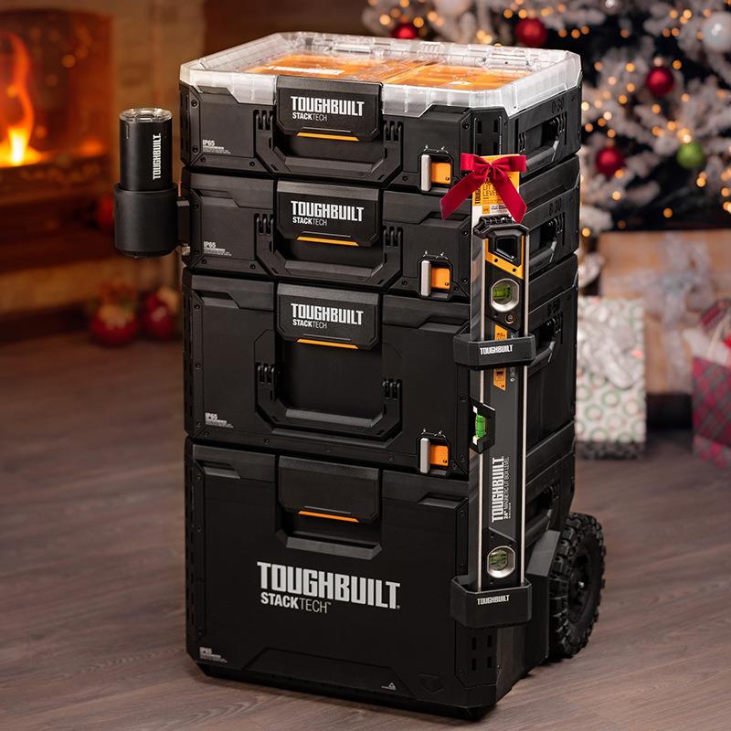 TOUGHBUILT堆叠工具箱套装拓必得堆叠配件收纳工具盒挂件拉杆箱子