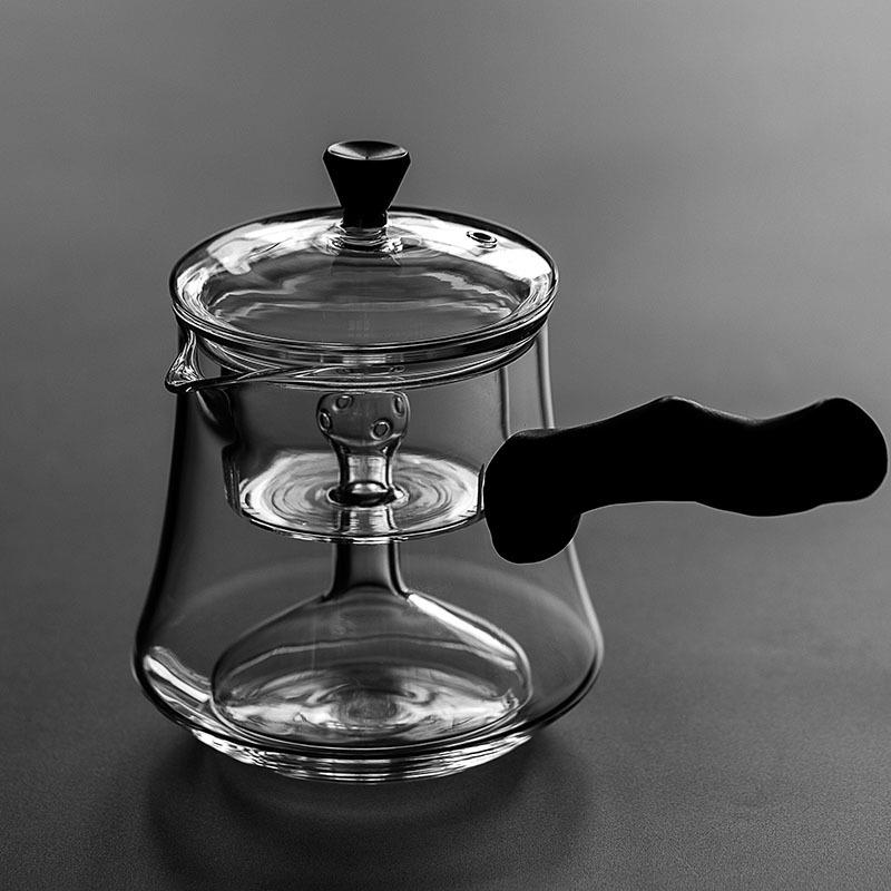 现货玻璃煮茶壶电陶炉家用泡茶壶高硼硅玻璃蒸煮两用花草茶壶