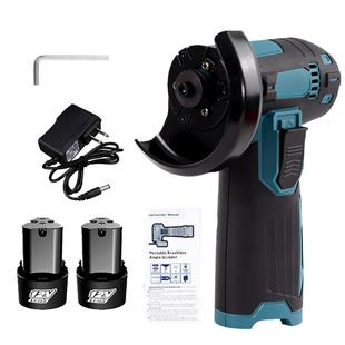 锂电角磨机切割机打磨抛光12V家用DIY工具动力电池 外贸迷你手持式