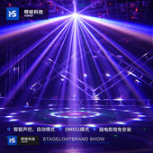 ktv氛围灯家用万花筒魔球灯酒吧蹦迪七彩闪光旋转灯声控舞台灯光