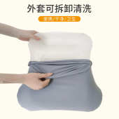 充气腰枕便携式 腰垫护腰靠长途腰托飞机睡觉神器高铁靠垫旅行枕头