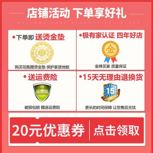 落地大号陶瓷花瓶客厅电视柜旁边现代简约干花插花高号装饰品摆件