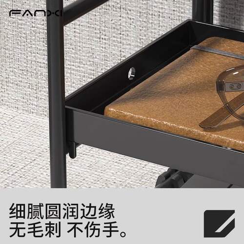 茶具收纳置物架双层茶杯架办公室马克杯收纳架家用桌面水杯架子