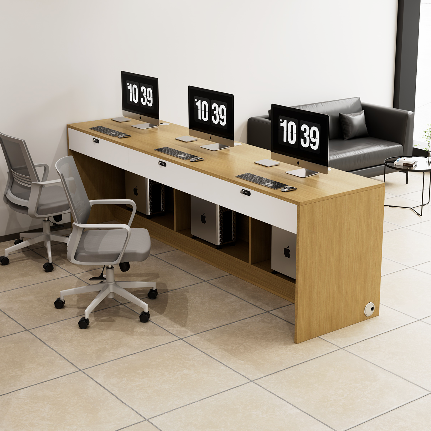 定制德佑链家贝壳房产中介办公桌工位职员桌医美咨询桌前台接待桌,商业/办公家具,组合/屏风工作位,淘宝优惠券,粉丝福利购,淘宝优惠卷