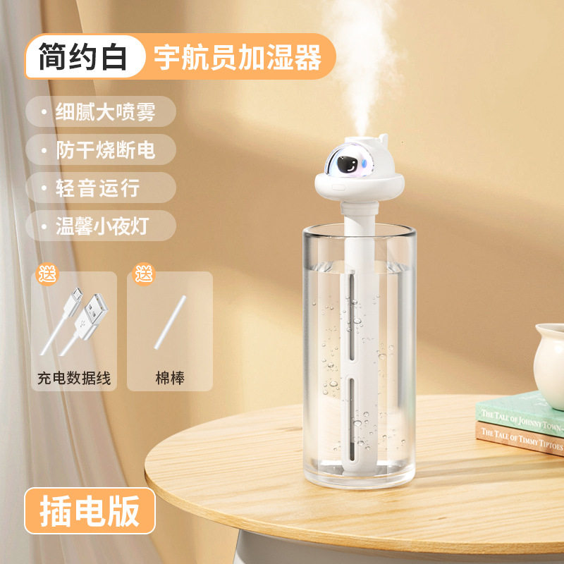 USB加湿器空调家用卧室静音桌面空气喷雾便携雾化器车载大
