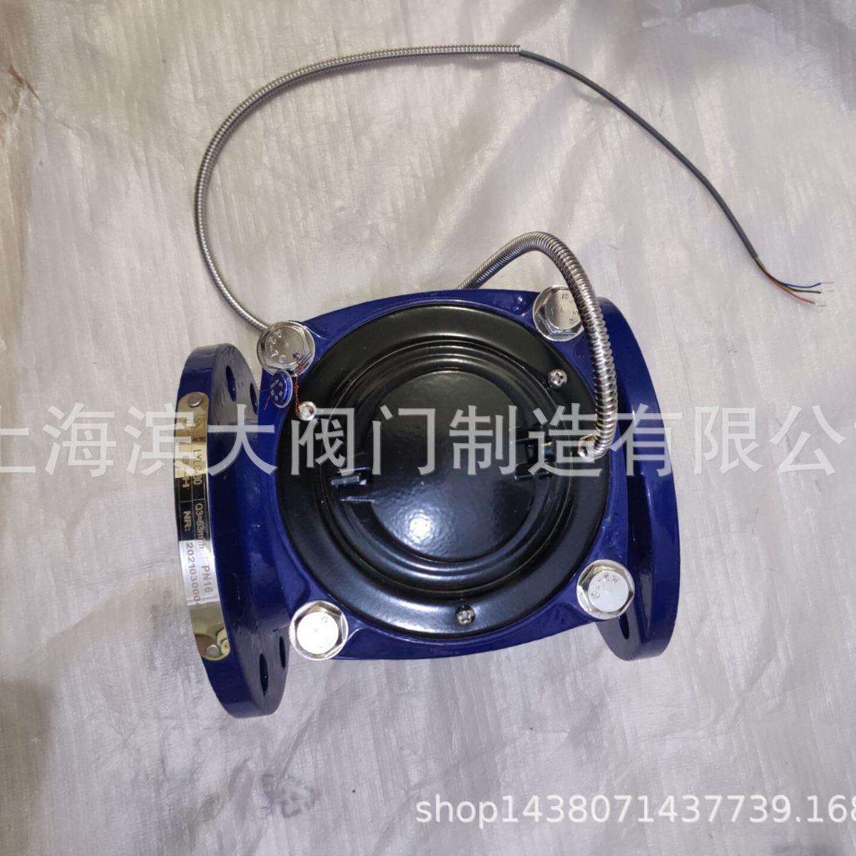 上海牌沪光水表远传水表RS485接口法兰远传水表可拆式水表DN80
