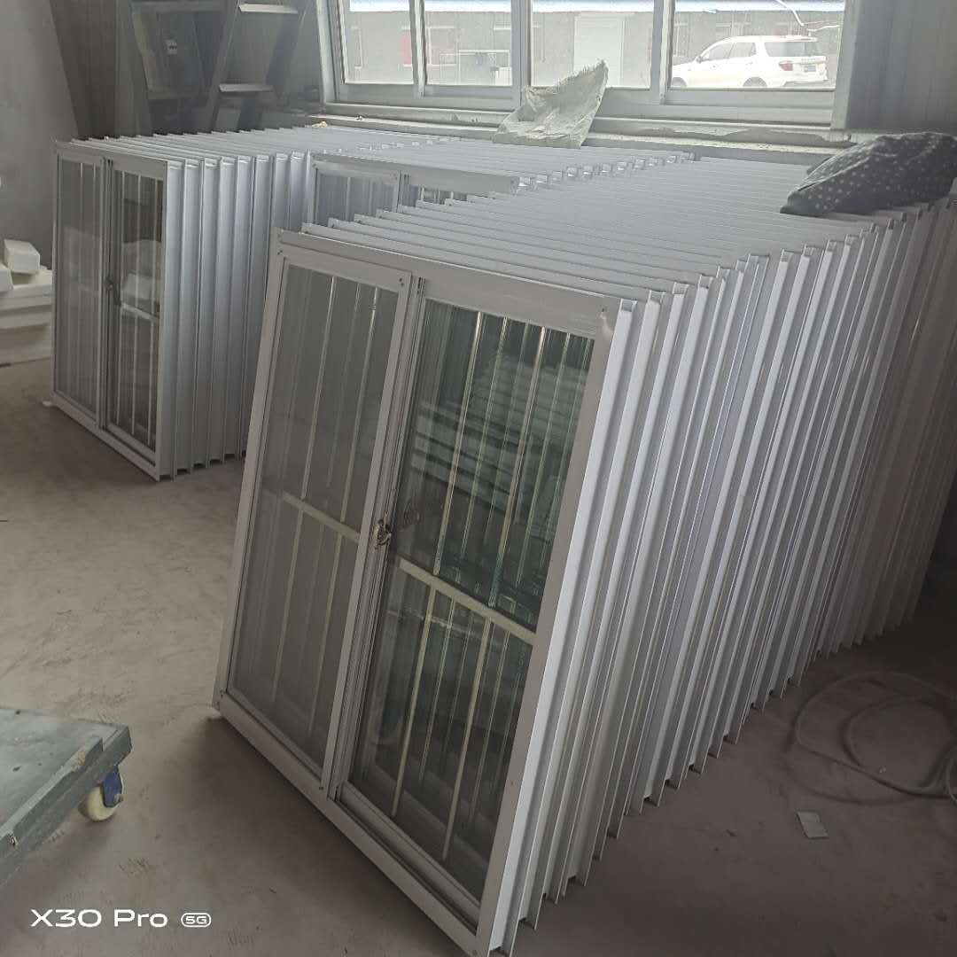 塑钢推拉窗集装箱活动房防盗窗快拼箱房窗户彩钢板房打包箱塑钢窗