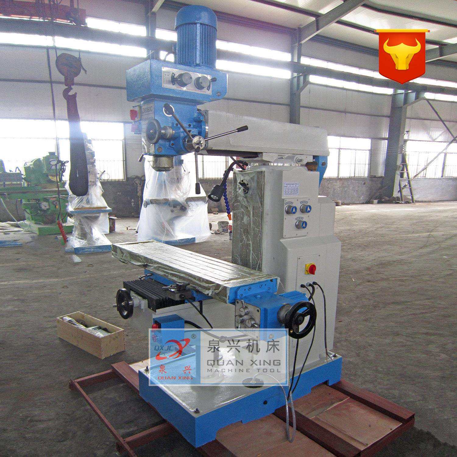 泉兴ZX6350C钻铣床ZX6350C多功能钻铣床立卧两用型多功能钻铣床