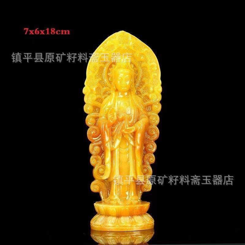 仿寿山石雕刻摆件仿黄龙玉家居橱窗陈列摆件玄关奇石工艺品摆件