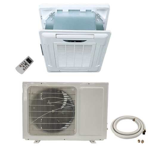 外贸出口12000btu ceiling air conditioner 1.5匹家用客厅安装中