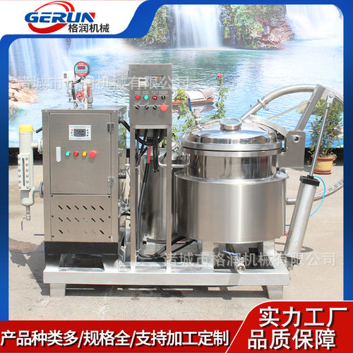 水晶姜脯浸渍加工设备 酸甜姜片蜜饯果脯真空快速浸糖锅