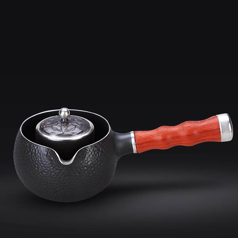 陶瓷侧把煮茶器明火炉电陶炉两用煮茶炉茶具养生壶分茶温茶器套装