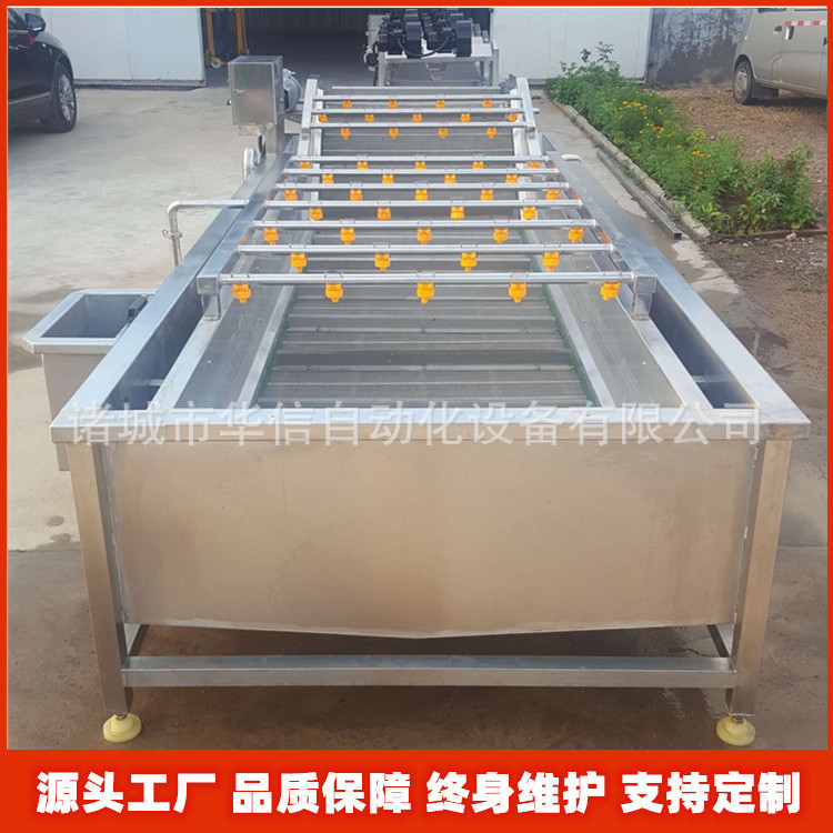火龙果荔枝清洗机 沙棘果海棠果气泡喷淋清洗机 水果流水线洗果机