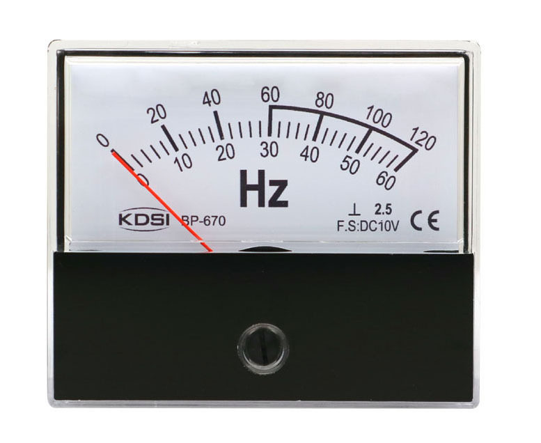 KDSI厂家供应指针直流电压表 频率表BP-670 DC10V 60/120Hz