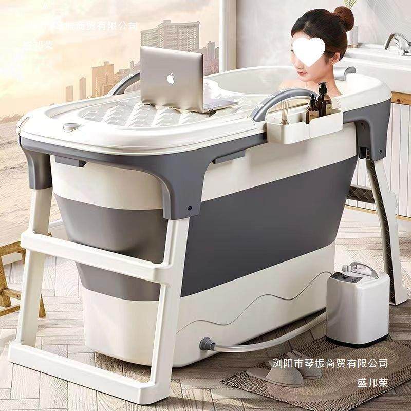可折叠泡澡桶大人全身洗澡桶儿童沐浴筒家用大号汗蒸浴盆浴保温新
