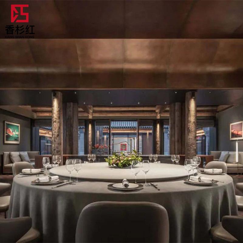 餐饮家具工程案例餐厅卡座沙发餐桌餐椅组合家具连锁餐饮全套家具