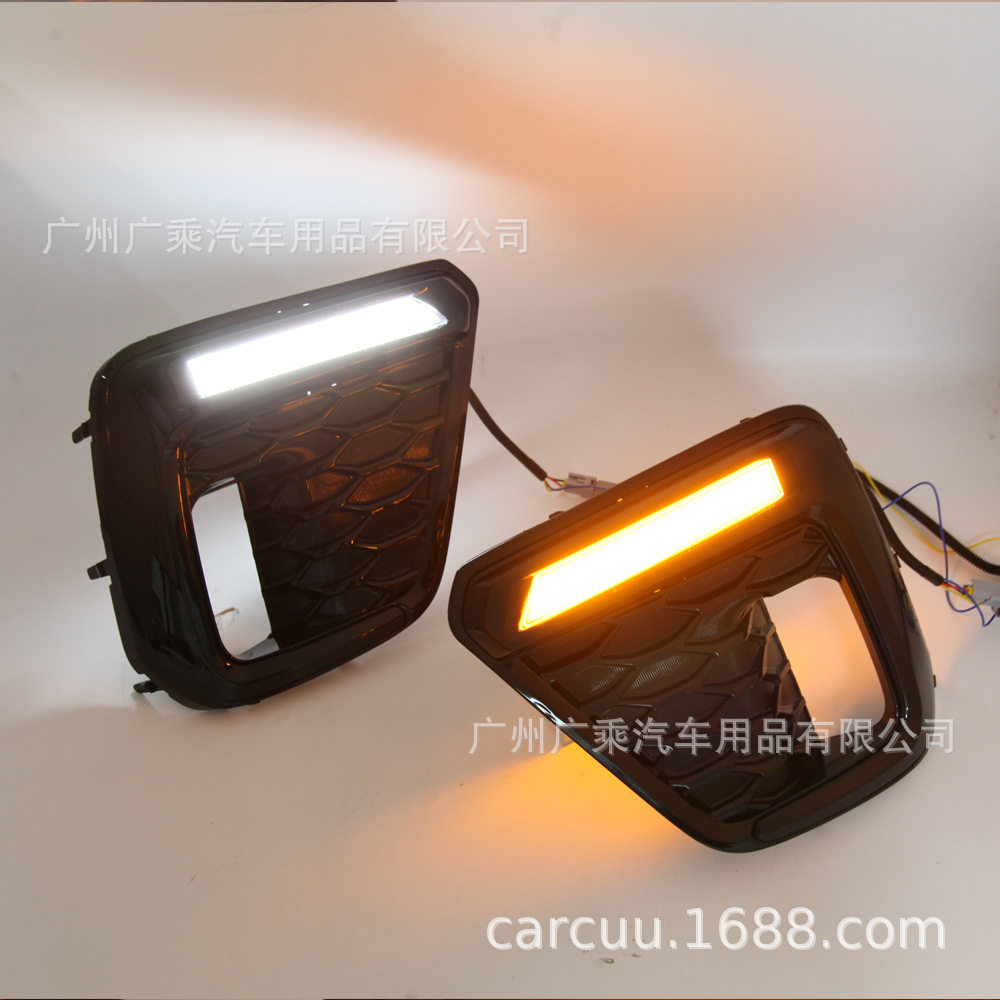 适用于19-21款斯巴鲁森林人日行灯日间行车灯LED导光·直形·3色