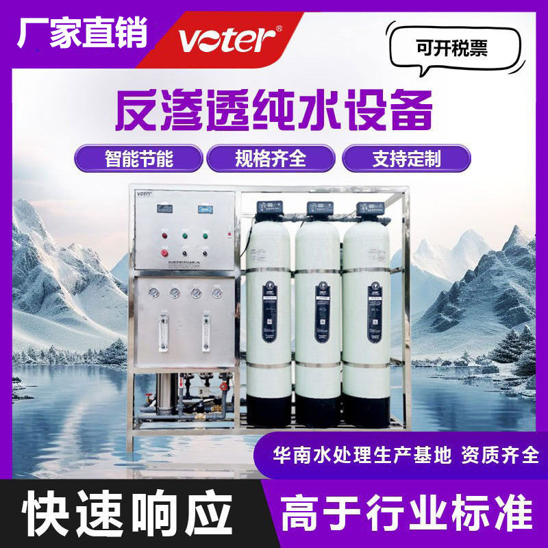 工业反渗透设备水处理设备1吨EDI超纯水设备双级纯净水装置厂家图片