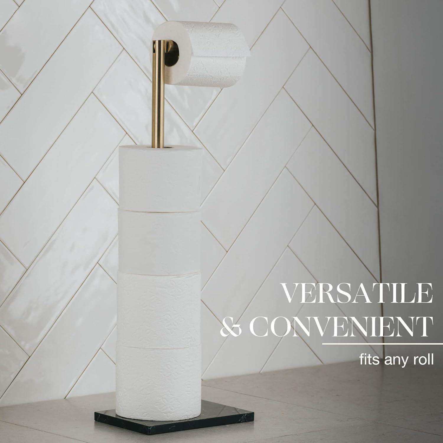 外贸卫生间纸巾架单杆不锈钢落地立式卷纸架浴室置地厕纸架免打孔